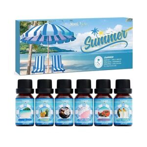 SoulOrigin Summer Fragrance Oils t Set 6 Bottles